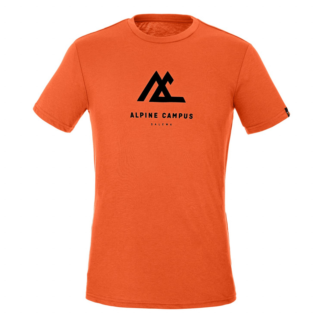 Camisetas Hombre Chile - Salewa Geometric Dry Short Sleeve - Naranjas/Rojas Naranjas - HRYN-42018